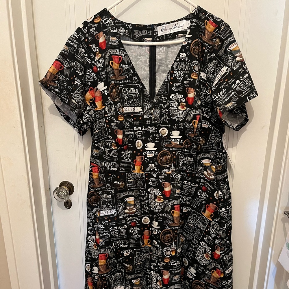 Vintage “Java Jive” Pin-Up Dress